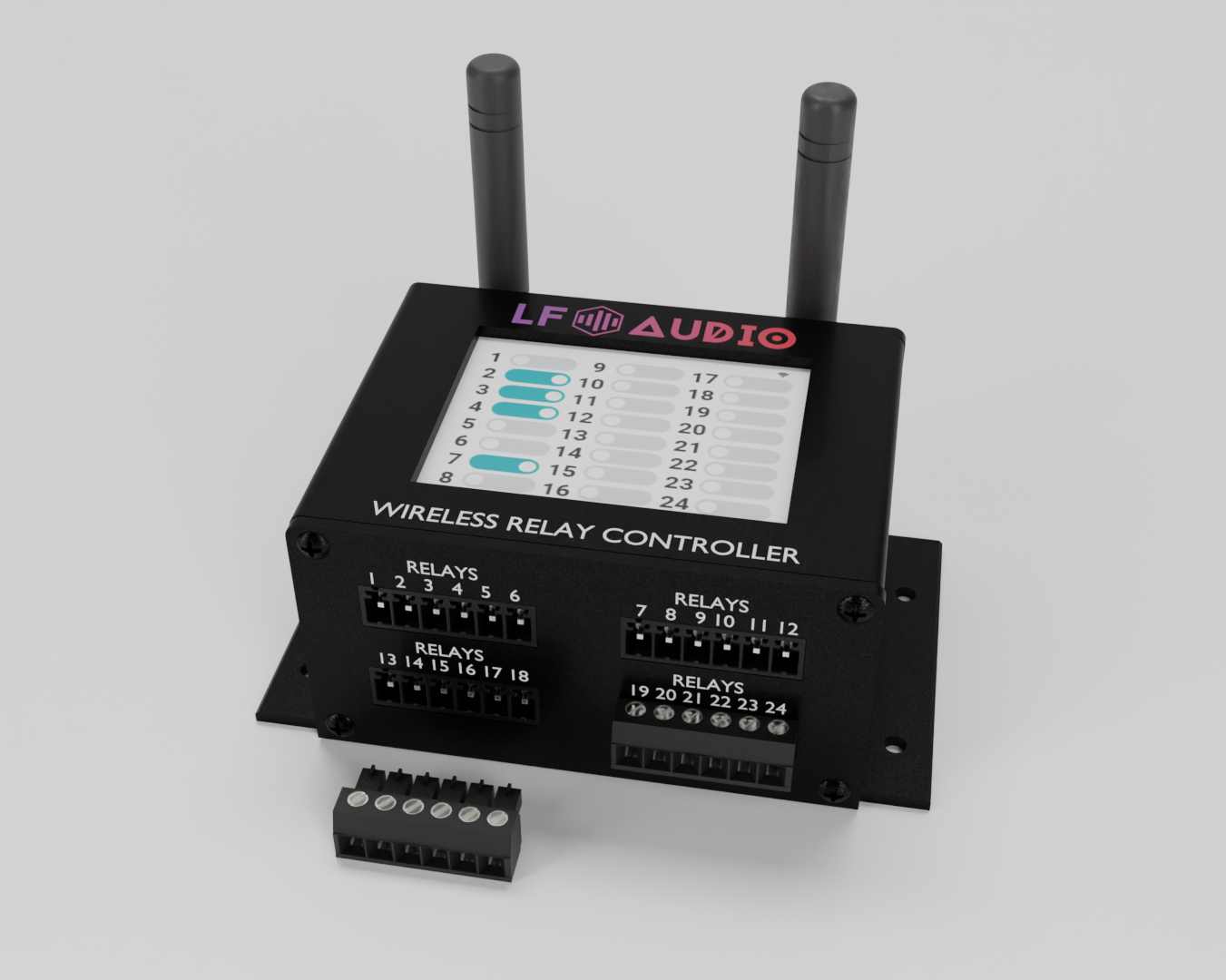 LF Audio WRC Wireless Relay Controller with 24 outputs for custom car audio systems