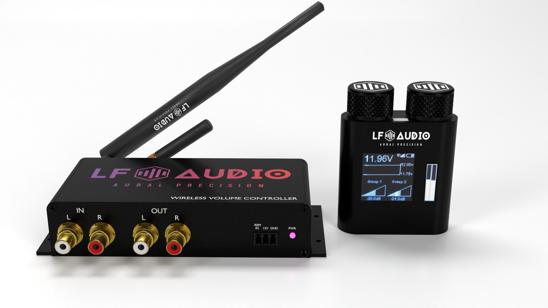WVC Wireless Volume Controller — 2-Zone Car Audio | LF Audio