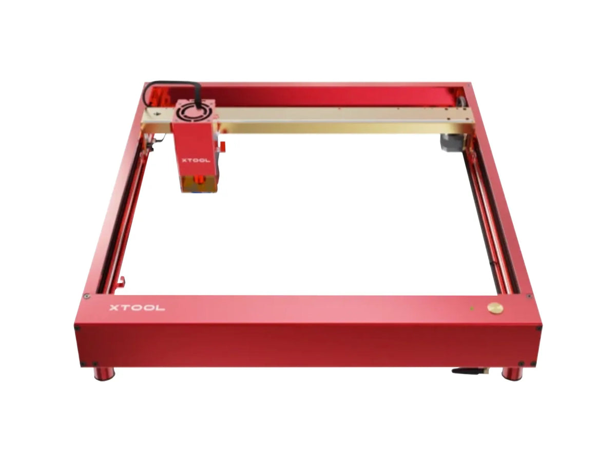 xTool D1 Pro 10W laser engraver and cutter, golden red frame